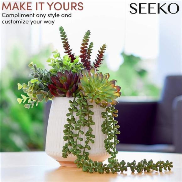 Artificial Succulents - 8 Pack- Premium Succulent Plants Artificial - Realistic - Picture 4 of 6